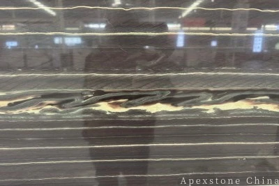 Black Gold Flow Quartzite Expensive Black Stone suppliers